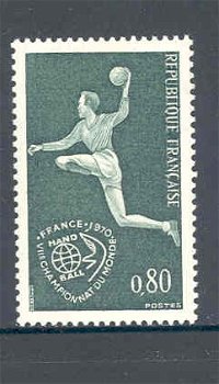 Frankrijk 1970 7e champ. de monde de handball postfris - 1