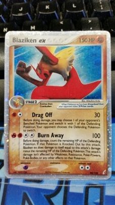 Blaziken ex 90/100  Ex Crystal Guardians gebruikt