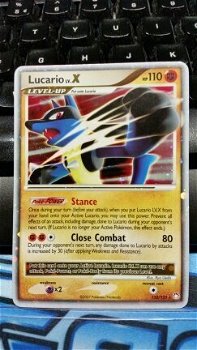 Lucario LVX 122/123 Diamond and Pearl Mysterious Treasures nm - 1