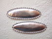 5 cm ~ Ovaal glanzend kniphoesje ~ Zilver - 1 - Thumbnail