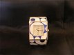 Polka Stip Blauw Horloge - 1 - Thumbnail