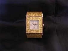 Sparkling Gold Cuff Horloge