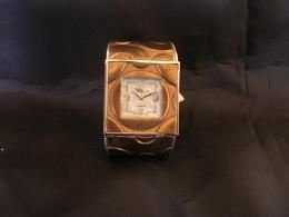 Polka Stip Metallic Bronze Horloge - 1