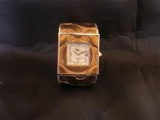 Polka Stip Metallic Bronze Horloge