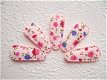 3 cm ~ Lief kniphoesje met bloemetjes ~ Roze - 1 - Thumbnail