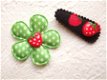 3 cm ~ Kniphoesje met aardbeien ~ Grijs - 4 - Thumbnail