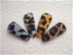 3 cm ~ Luipaard kniphoesje van katoen ~ Oker - 2 - Thumbnail