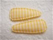 3 cm ~ Geruit geel kniphoesje - 1 - Thumbnail