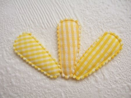 3 cm ~ Geruit geel kniphoesje - 3
