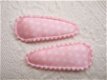 3 cm ~ Satijnen polkadots kniphoesje ~ Roze - 0 - Thumbnail