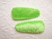 3 cm ~ Fluweel kniphoesje ~ Groen - 1 - Thumbnail
