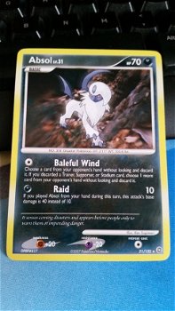 Absol rare 21/132 Diamond and Pearl Secret Wonders - 1