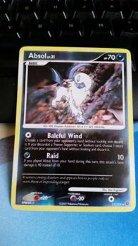 Absol rare 21/132 (reverse foil) Diamond and Pearl Secret Wonders - 1