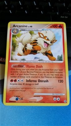 arcanine rare 22/132 Diamond and Pearl Secret Wonders