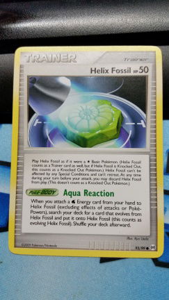 Helix Fossil 93/99 Platinum Arceus - nr. 1