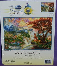 Thomas Kinkade  Disney Dream Collectie   Bambi's First Year