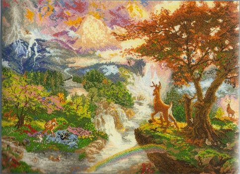 Thomas Kinkade Disney Dream Collectie Bambi's First Year - 2