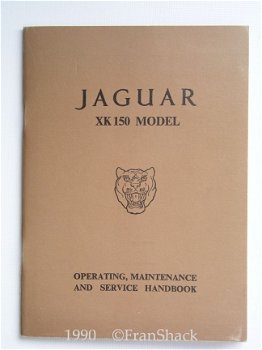 [1990] Jaguar XK150 Model, Official Owners' Handbook, Jaguar Cars - 1