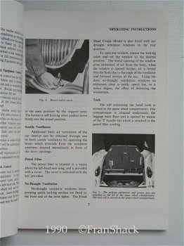 [1990] Jaguar XK150 Model, Official Owners' Handbook, Jaguar Cars - 4