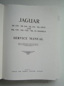 [2008]Jaguar XK120 XK140 XK150 XK150S & MK VII VIII IX Service Manual, Jaguar Cars - 2