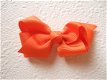 Grote grosgrain 3D strik ~ 7 cm ~ Oranje - 1 - Thumbnail