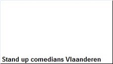 Stand up comedians Vlaanderen