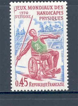 Frankrijk 1970 Jeux Mondiaux des handicapés postfris - 1