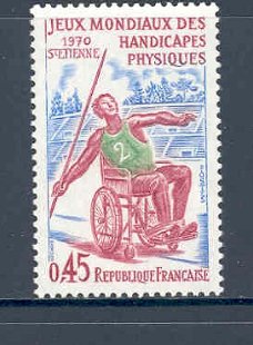 Frankrijk 1970 Jeux Mondiaux des handicapés postfris
