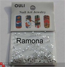 200 1mm  NAIL ART CRYSTAL Rhinestones Strass Steentjes Clear