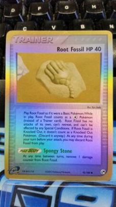 Root Fossil 92/100 (reverse foil) Ex Sandstorm