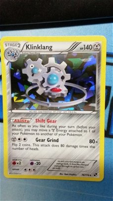 Klinklang shattered holo 76/114 Black and White