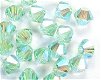 Swarovski 5301 Chrysolite AB2x 4mm 10 Stuk - 1 - Thumbnail