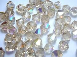 Swarovski 5301 Ceylon Topaz AB 4mm Per Stuk LIMITED - 1