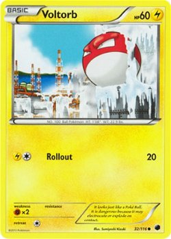 Voltorb - 32/116 BW Plasma Freeze - 1