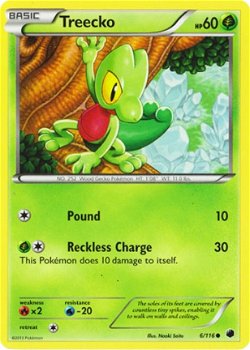 Treecko - 6/116 BW Plasma Freeze - 1