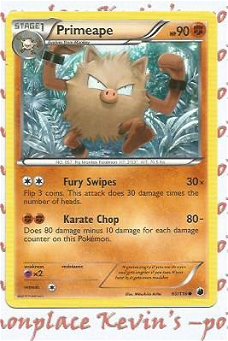 primeape 60/116 BW Plasma Freeze