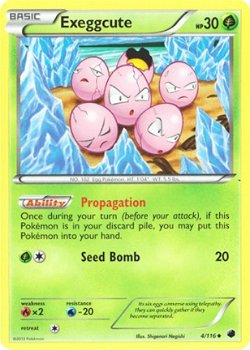 Exeggcute - 4/116 BW Plasma Freeze - 1