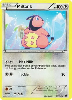 Miltank 93/116 BW Plasma Freeze - 1