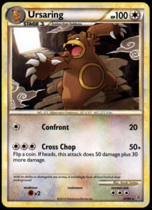 Ursaring - 27/95 rare HS Unleashed - nr. 1