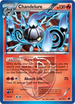 Chandelure holo 16/116 BW Plasma Freeze - 1