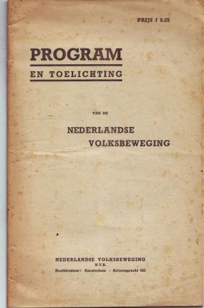 Nederlandse Volksbeweging - nr. 1