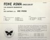 Feike Asma ORGEL -25 cm Vinyl LP - ten behoeve van Astma Fonds -jaren 60 - 2 - Thumbnail