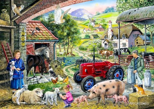 House of Puzzles - No. 2 On the Farm - 1000 Stukjes Nieuw - 1