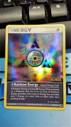 Rainbow energy 88/101 ( reverse foil ) Ex Dragon Frontiers
