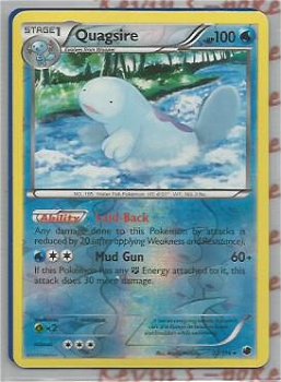 quagsire rare 22/116 (reverse foil) BW Plasma Freeze - 1