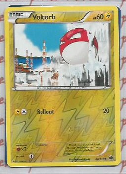 Voltorb - 32/116(reverse foil) BW Plasma Freeze - 1