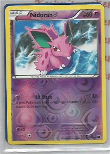 nidoran 43/116 (reverse foil) BW Plasma Freeze