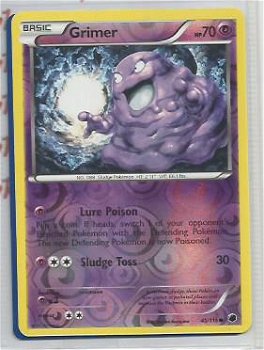 Grimer - 45/116 (reverse foil) BW Plasma Freeze - 1