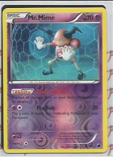 mr.mime rare 47/116 (reverse foil) BW Plasma Freeze