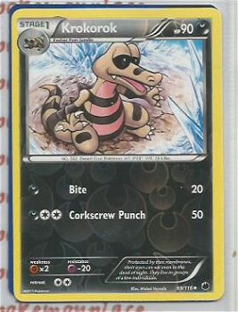 Krokorok - 69/116 (reverse foil) BW Plasma Freeze - 1